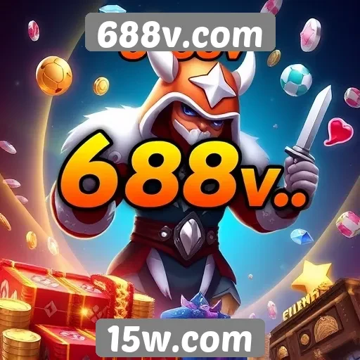 Variedade de jogos disponíveis em 688v.com